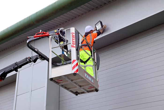 Used 2021 BG Lift M 250 Compact Crane - With Man Basket