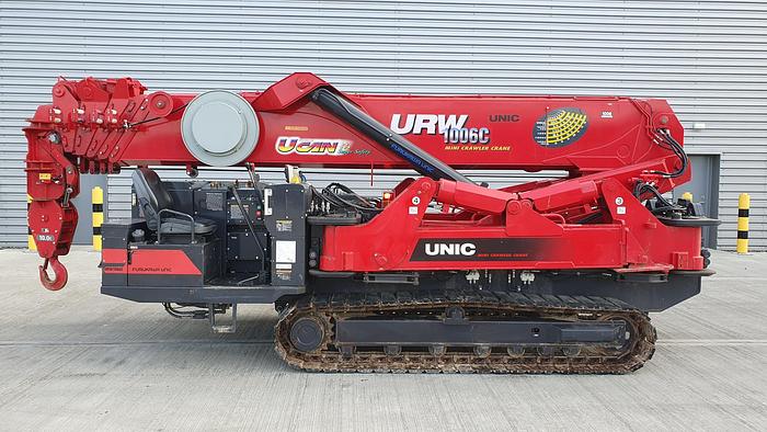 Used UNIC URW-1006 CDMER Mini Spider Crane