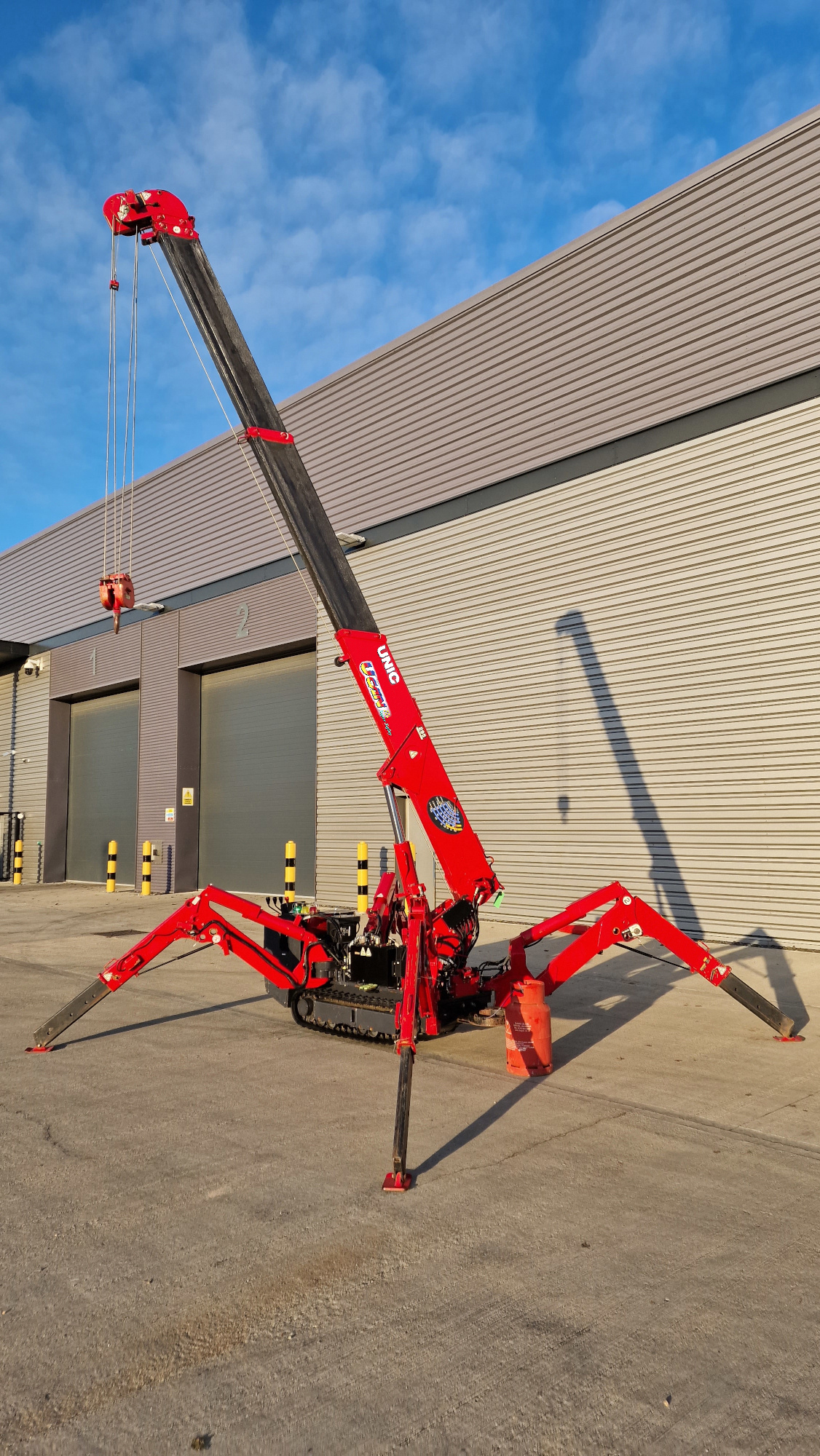 Used Sold - 03/23 - 2017 UNIC URW-295 CER Mini Spider Crane