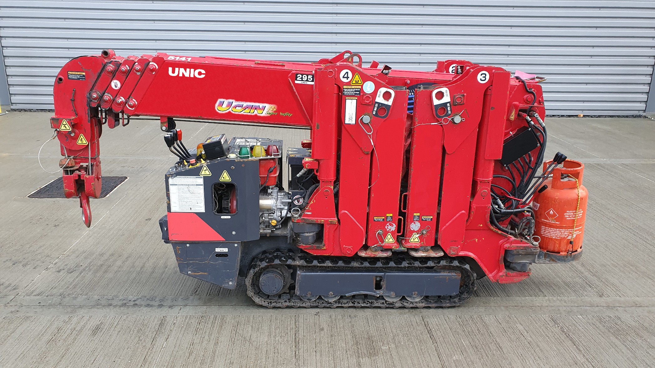 Used Sold - 02/21 - 2014 UNIC URW-295 CER Mini Spider Crane