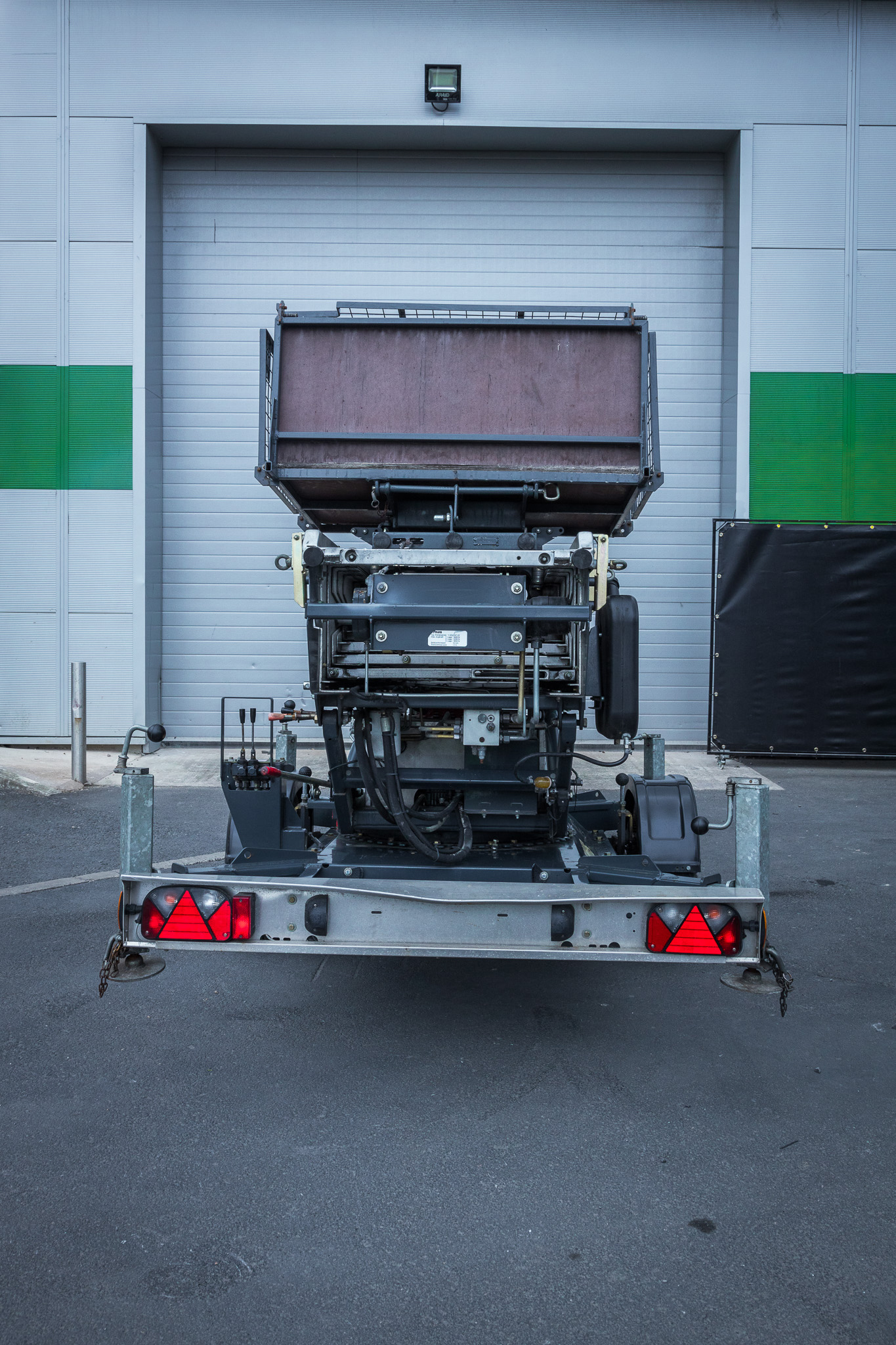 Used 2012 Paus Easy Big WHK 28m Ladder Hoist for Sale at Used Mini Cranes