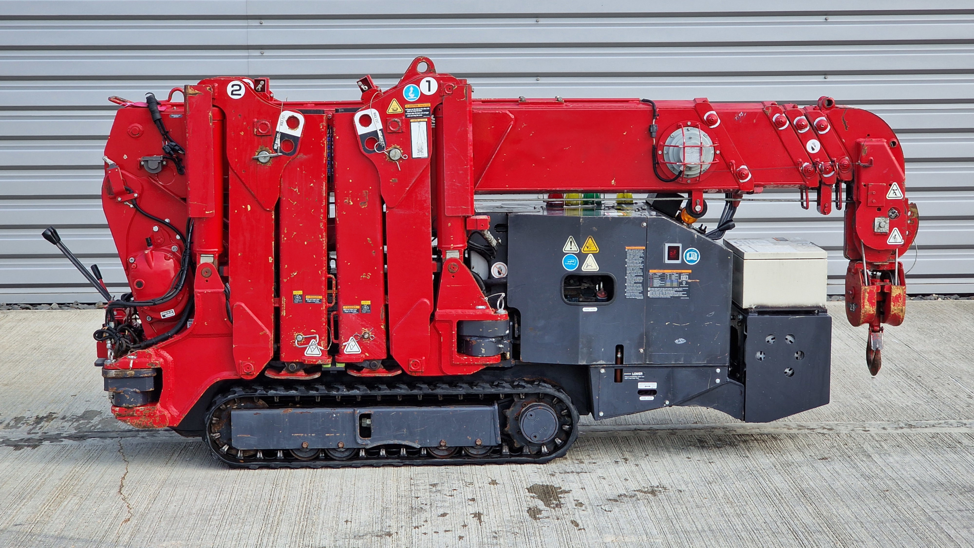Used 2017 UNIC URW-295 CDMER Mini Spider Crane