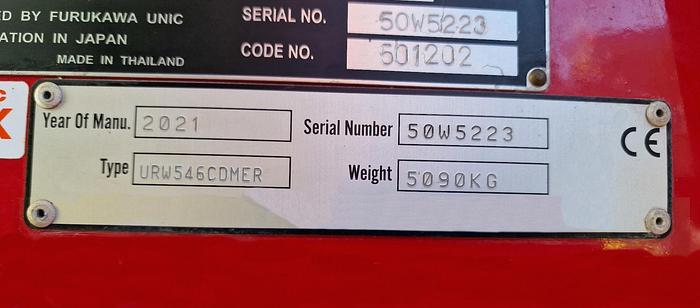 Used Sold - 02/23 - 2021 UNIC URW-546 CDMER Mini Spider Crane