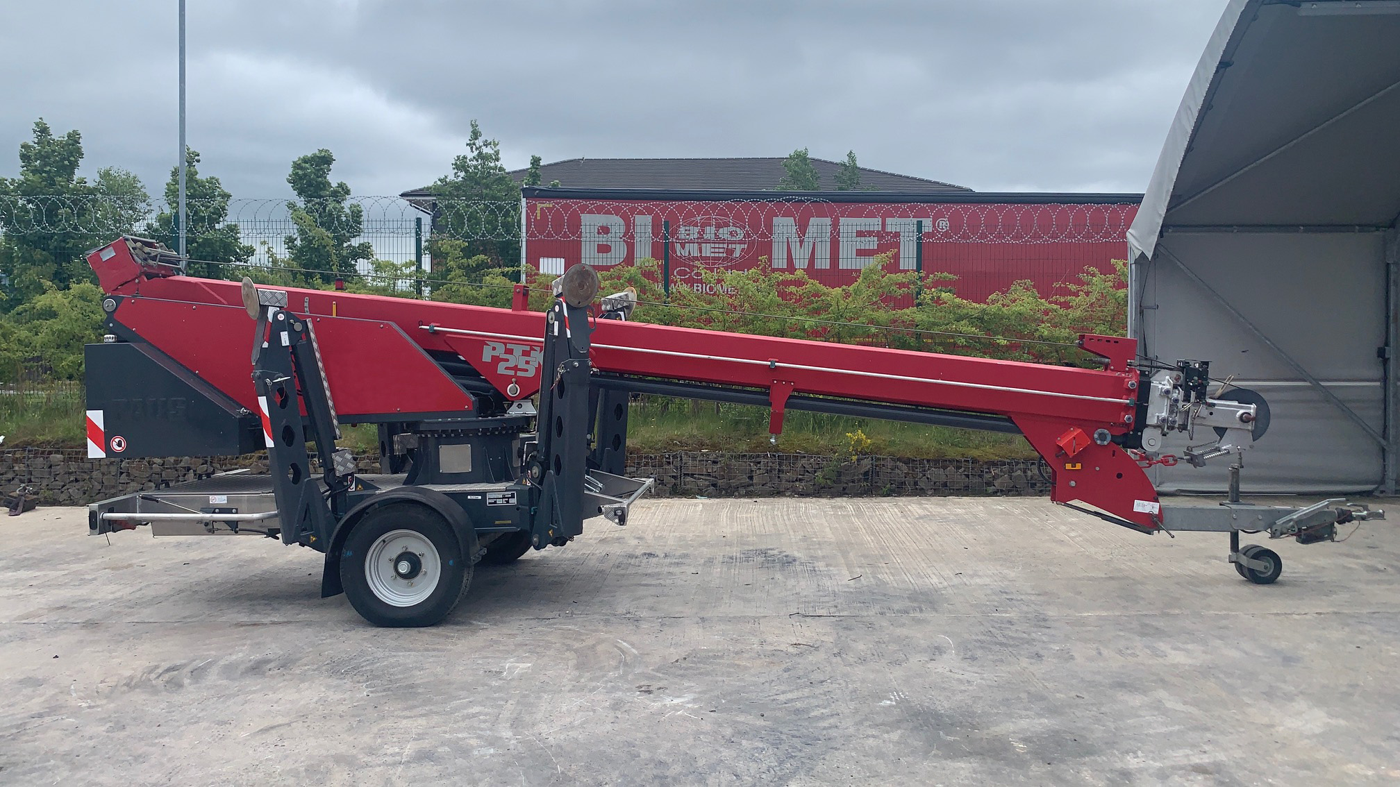 Used Sold - 03/22 - 2013 Paus PTK25 Trailer Crane