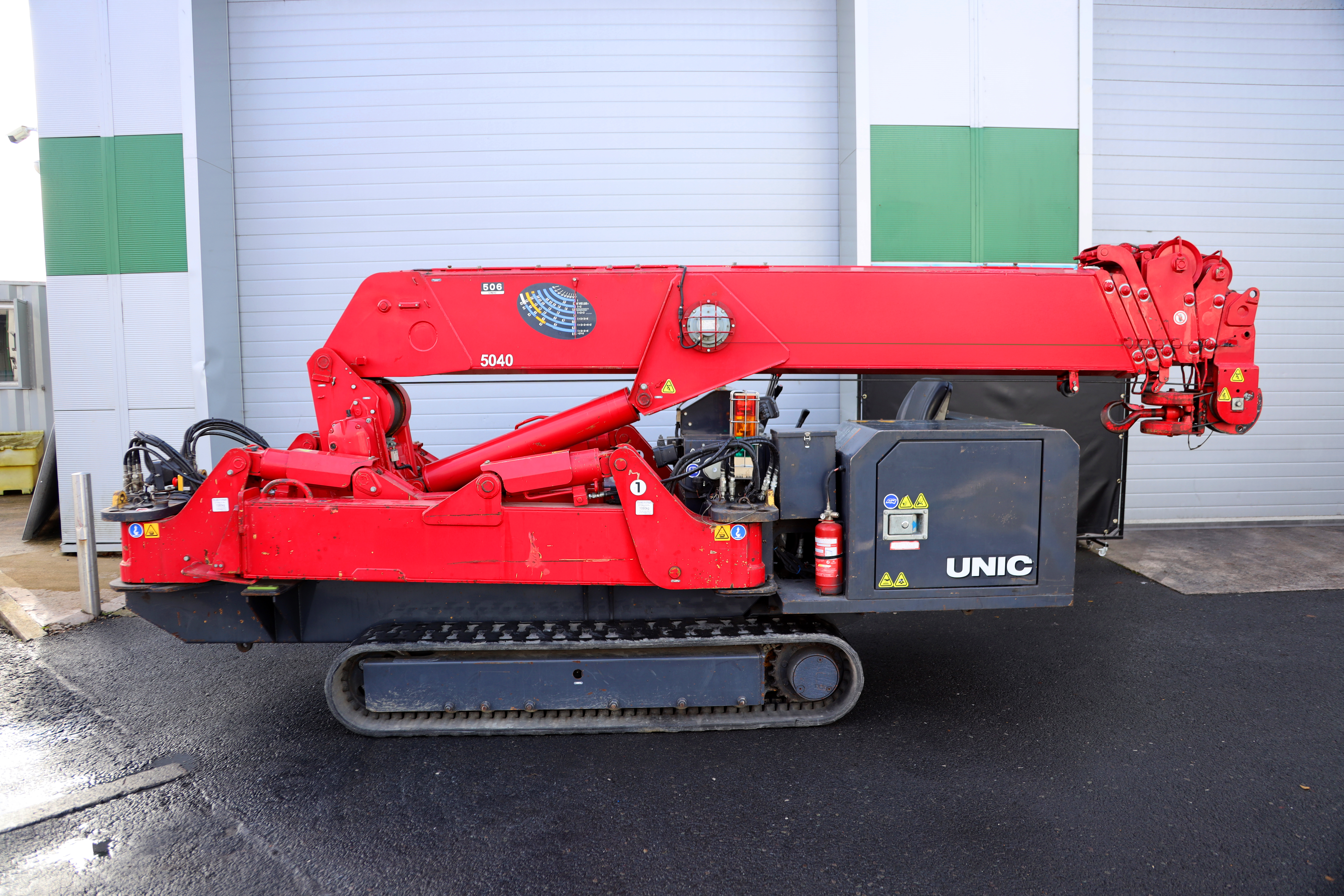 Used 2016 UNIC URW-506 CDMER Mini Spider Crane