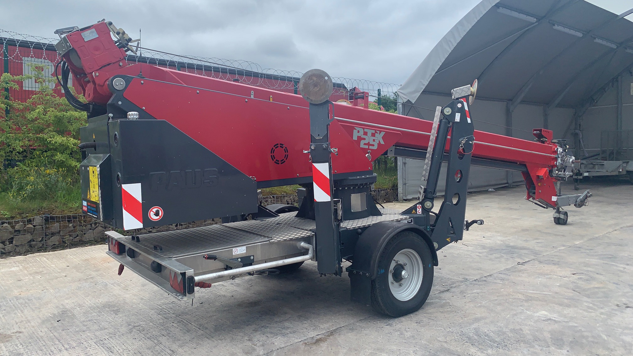 Used Sold - 03/22 - 2013 Paus PTK25 Trailer Crane