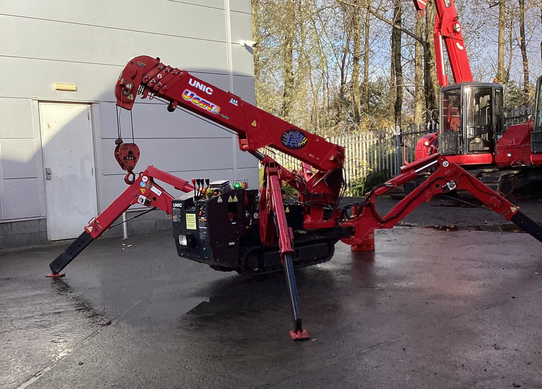 Used Sold - 03/23 - 2015 UNIC URW-295 CER Mini Spider Crane