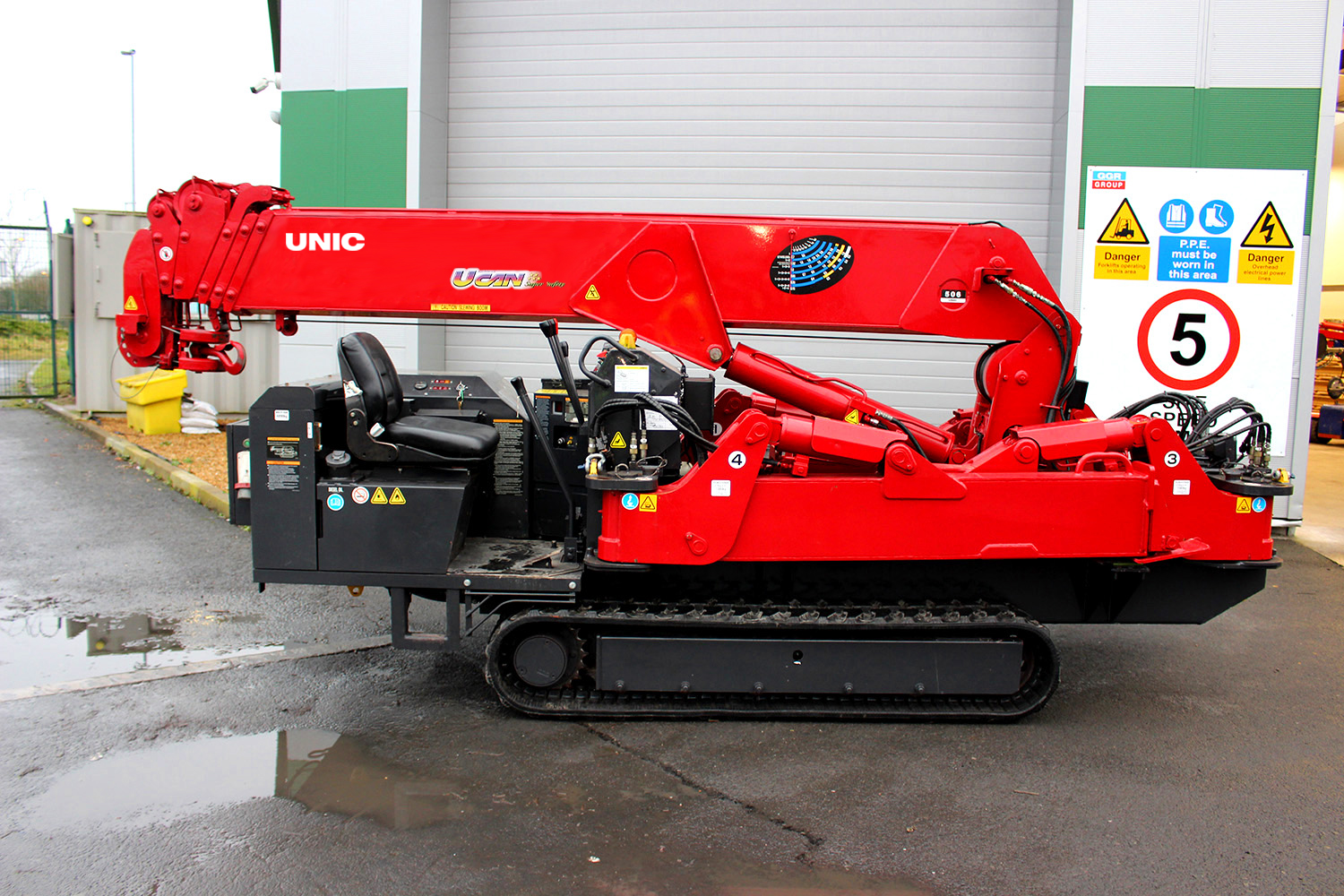 Used Sold - 09/20 - 2008 UNIC URW-506 CDMER Mini Spider Crane