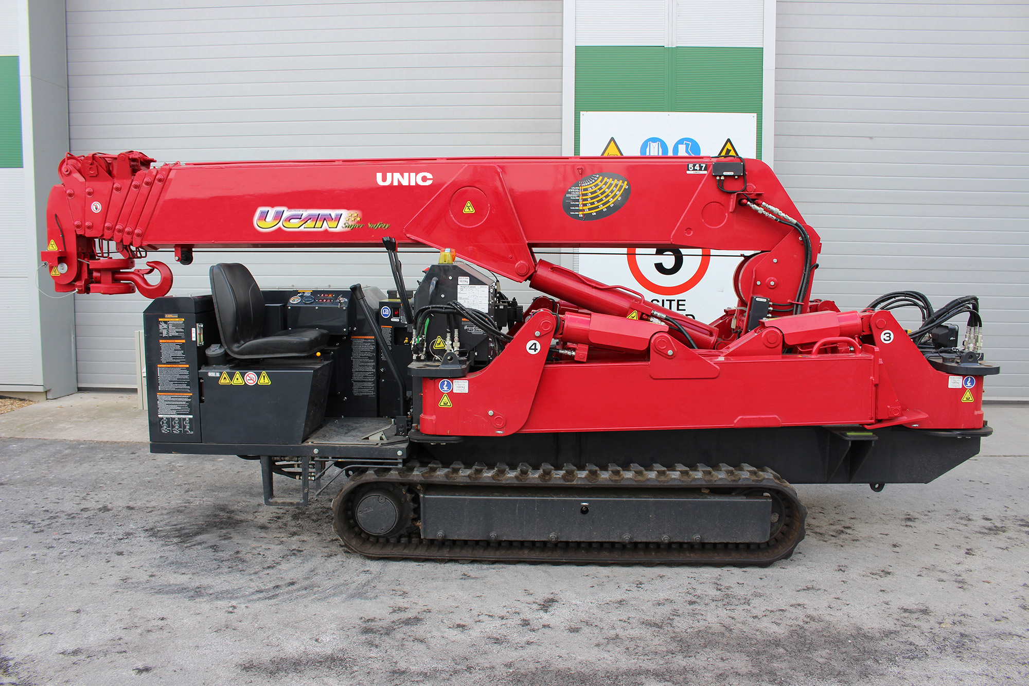 Used Sold - 04/21 - 2020 UNIC URW-547 CDMER Mini Spider Crane