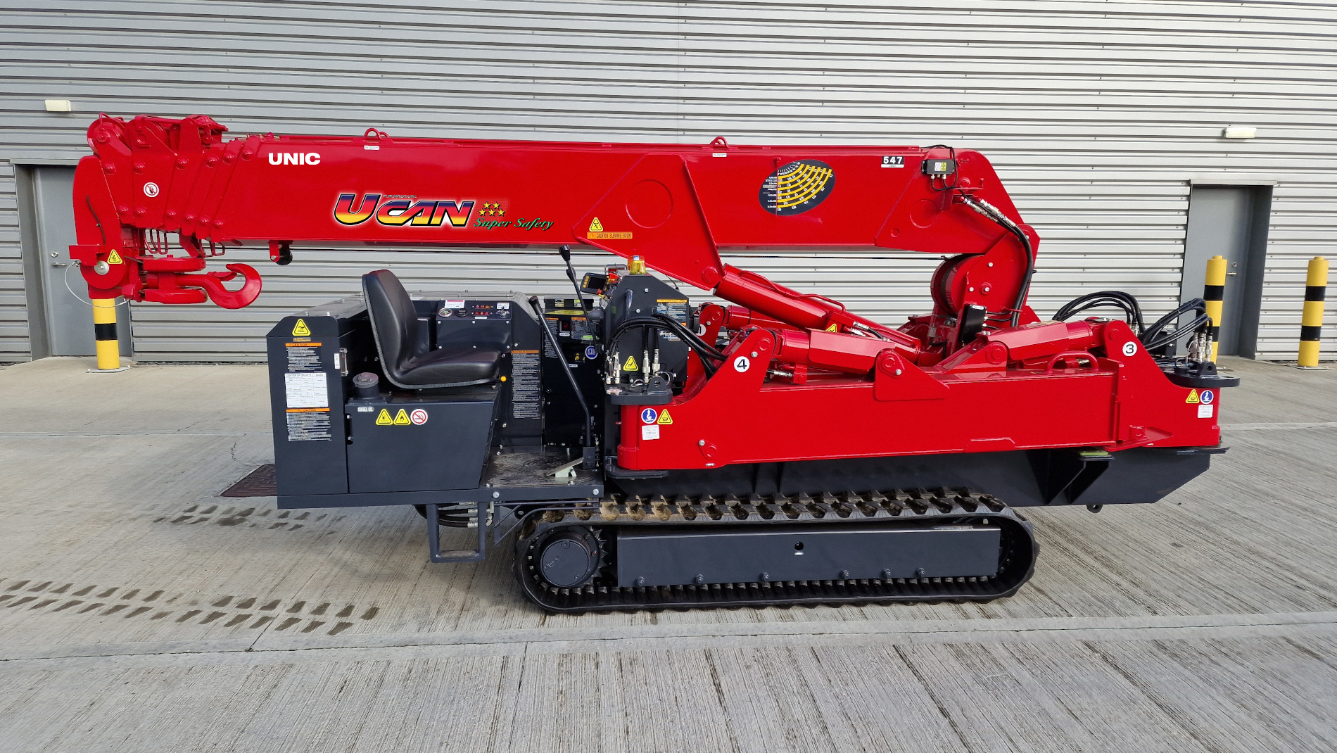 Used 2022 UNIC URW-547 CDMER Mini Spider Crane