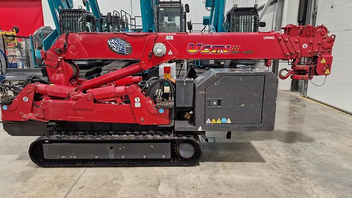Used 2010 UNIC URW-376 CDMER Mini Spider Crane