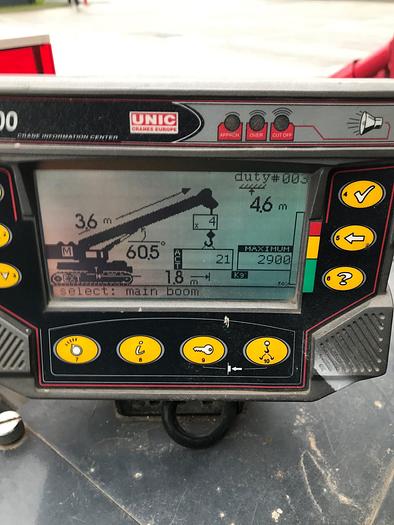 Used Sold - 04/22 - 2008 UNIC URW-376 CDER Mini Spider Crane