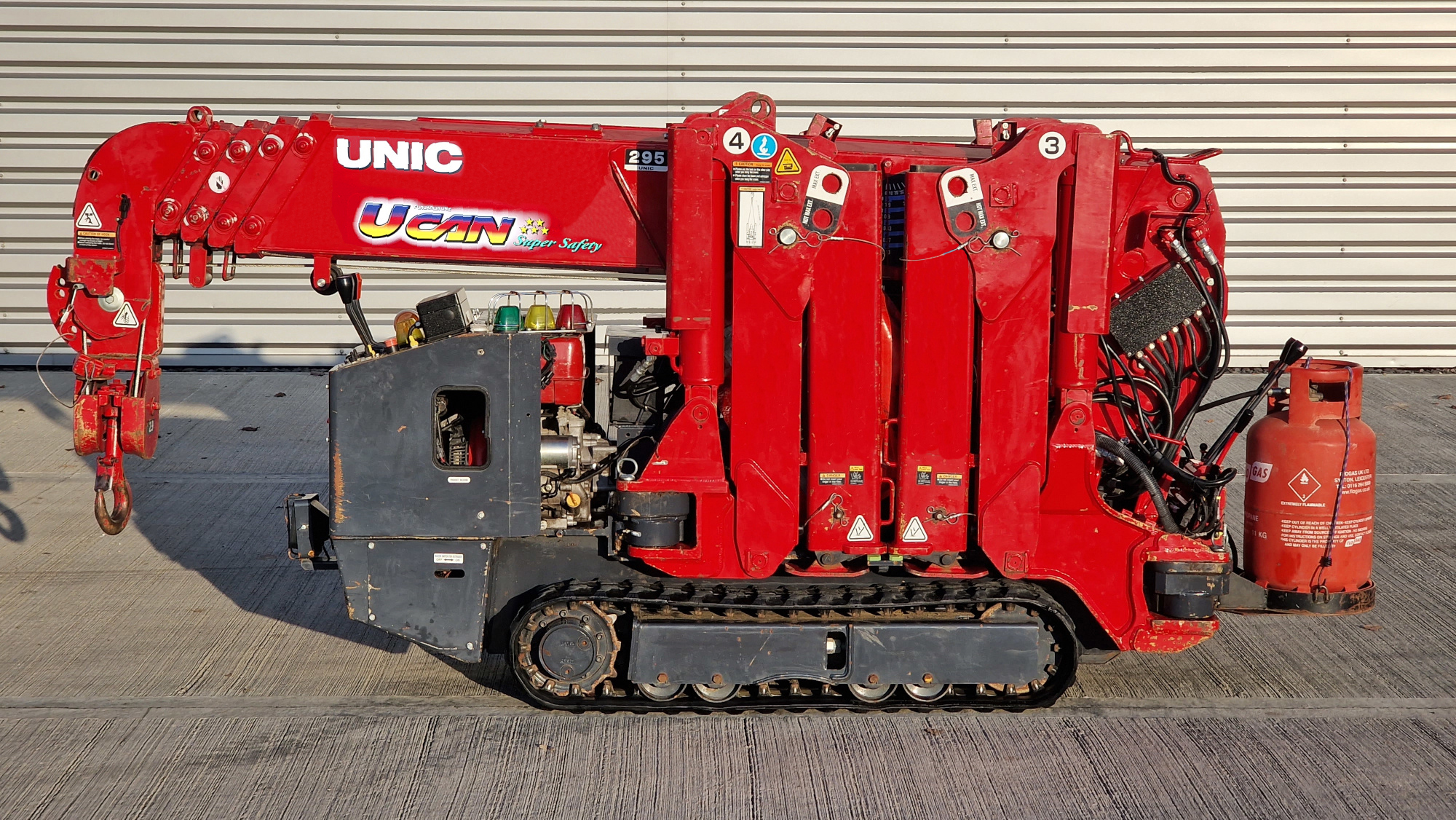 Used Sold - 03/23 - 2017 UNIC URW-295 CER Mini Spider Crane