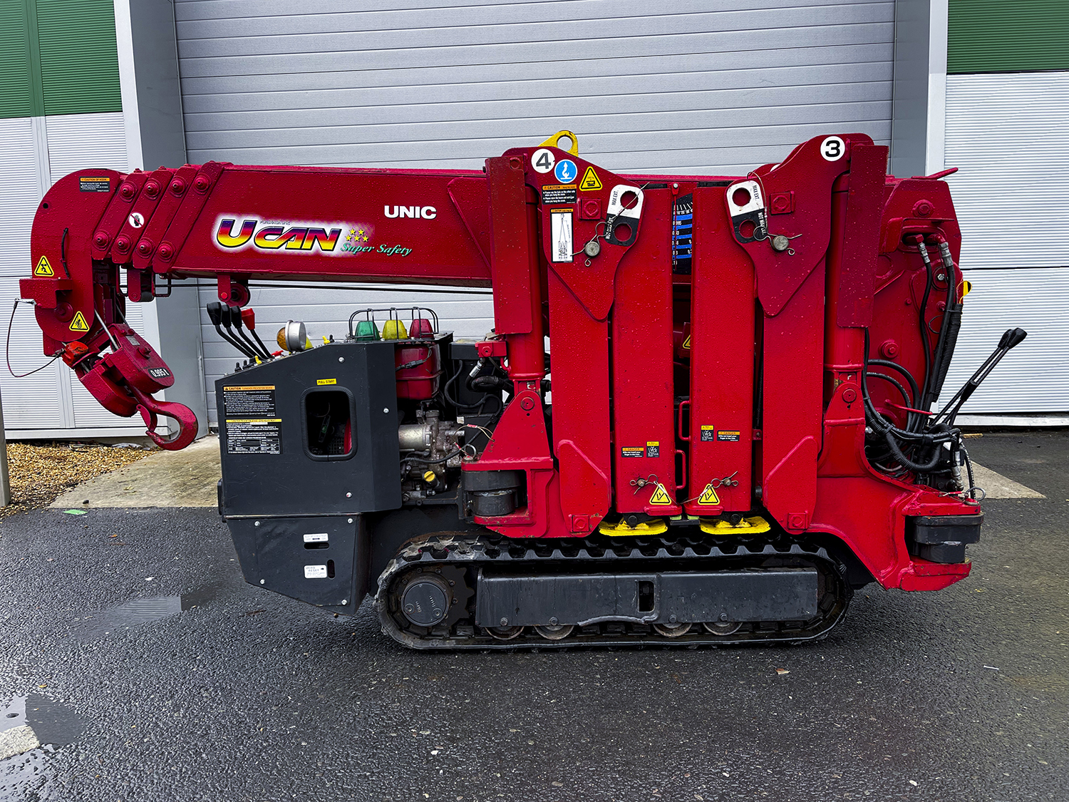 Used UNIC URW-095 CER Mini Spider Crane
