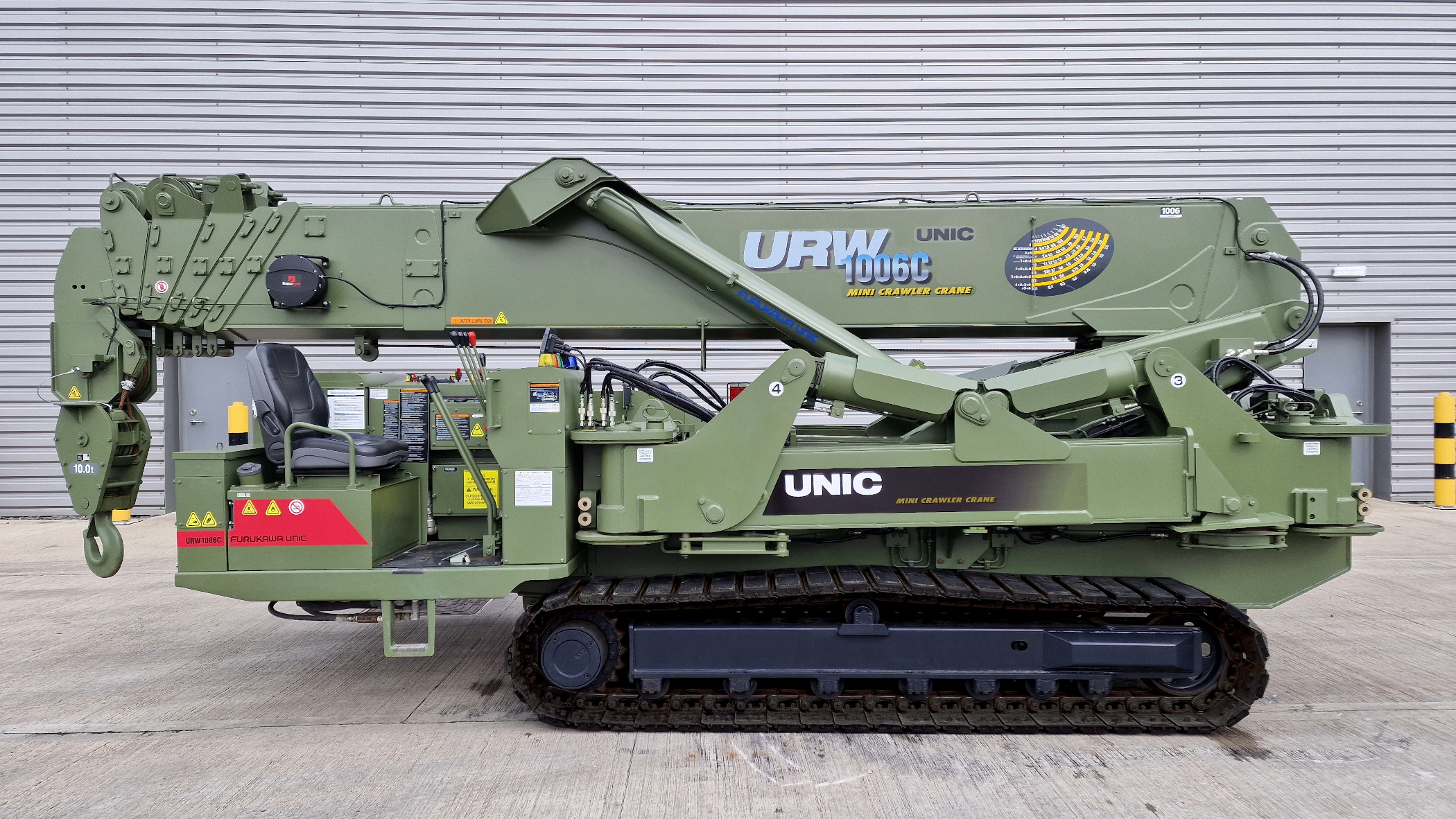 Used 2021 UNIC URW-1006 CDER Mini Spider Crane