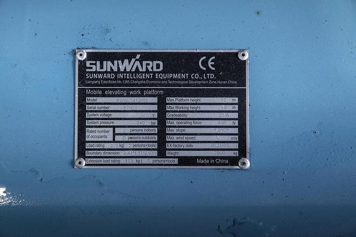 Used 2021 Sunward SWSL1412HD