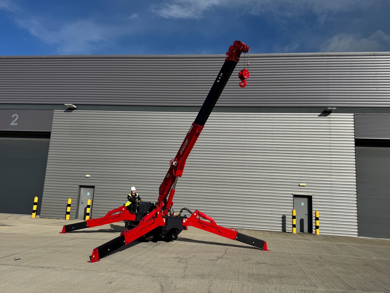 Used 2018 UNIC URW-547 CDMER Mini Spider Crane