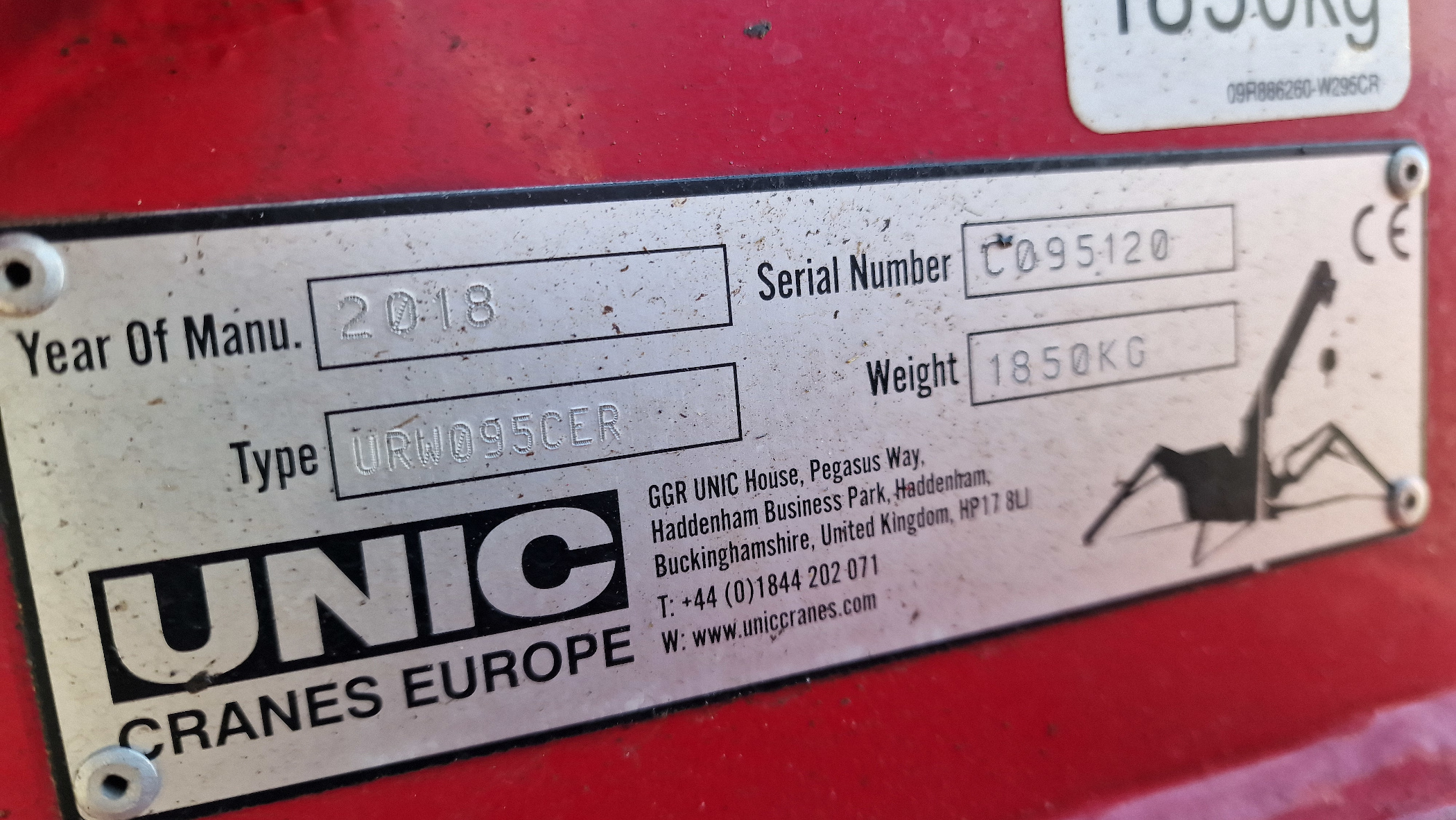 Used 2018 UNIC URW-095 CER