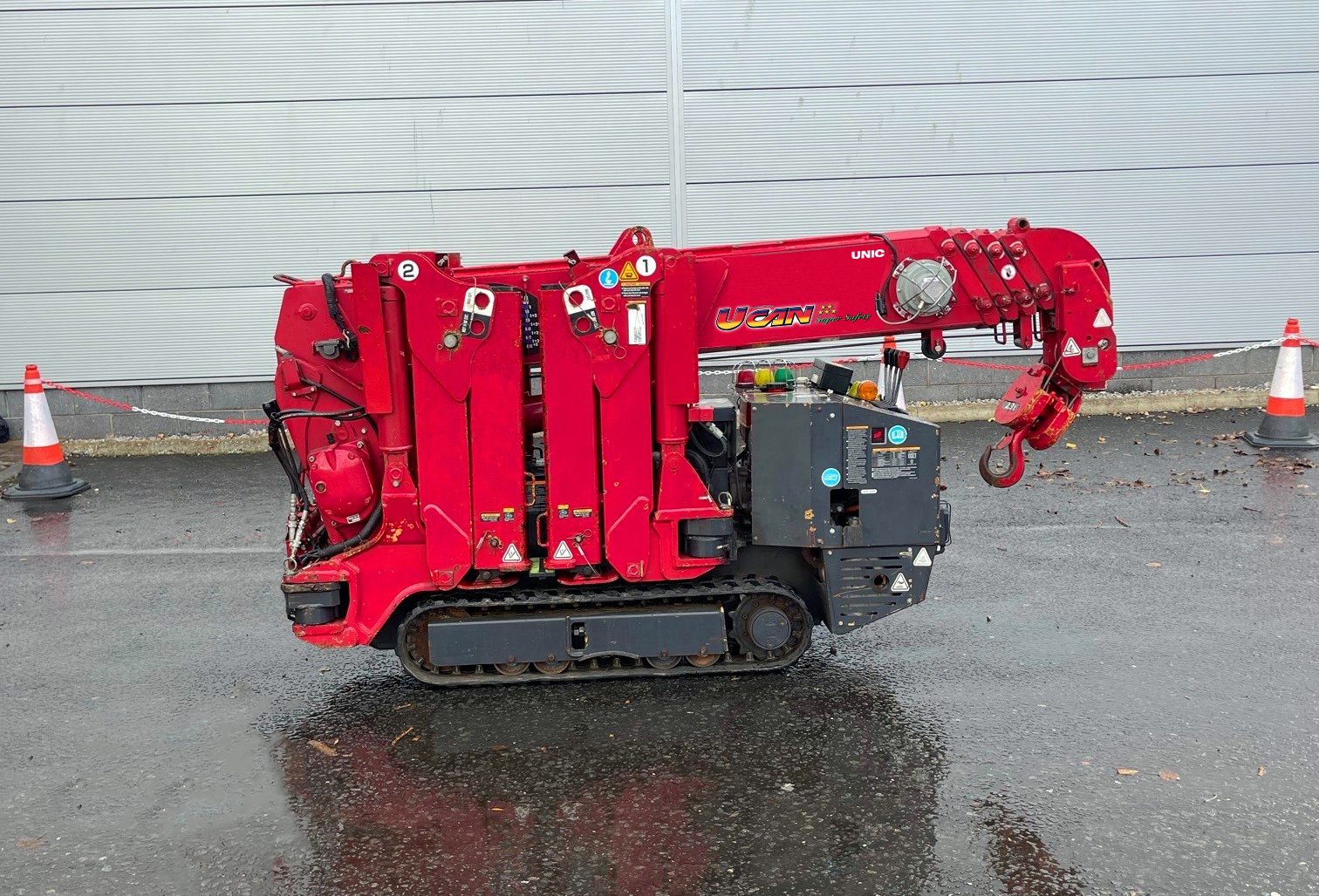Used 2016 UNIC URW-295 CER Mini Spider Crane