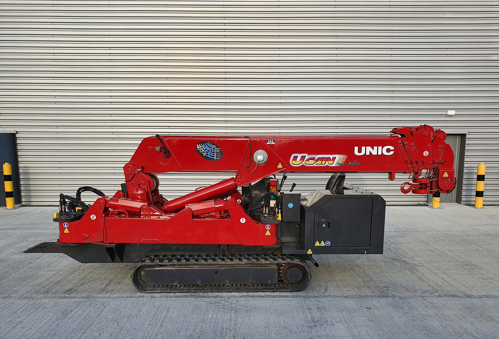 Used Sold - 06/21 - 2008 UNIC URW-506 CDER Mini Spider Crane