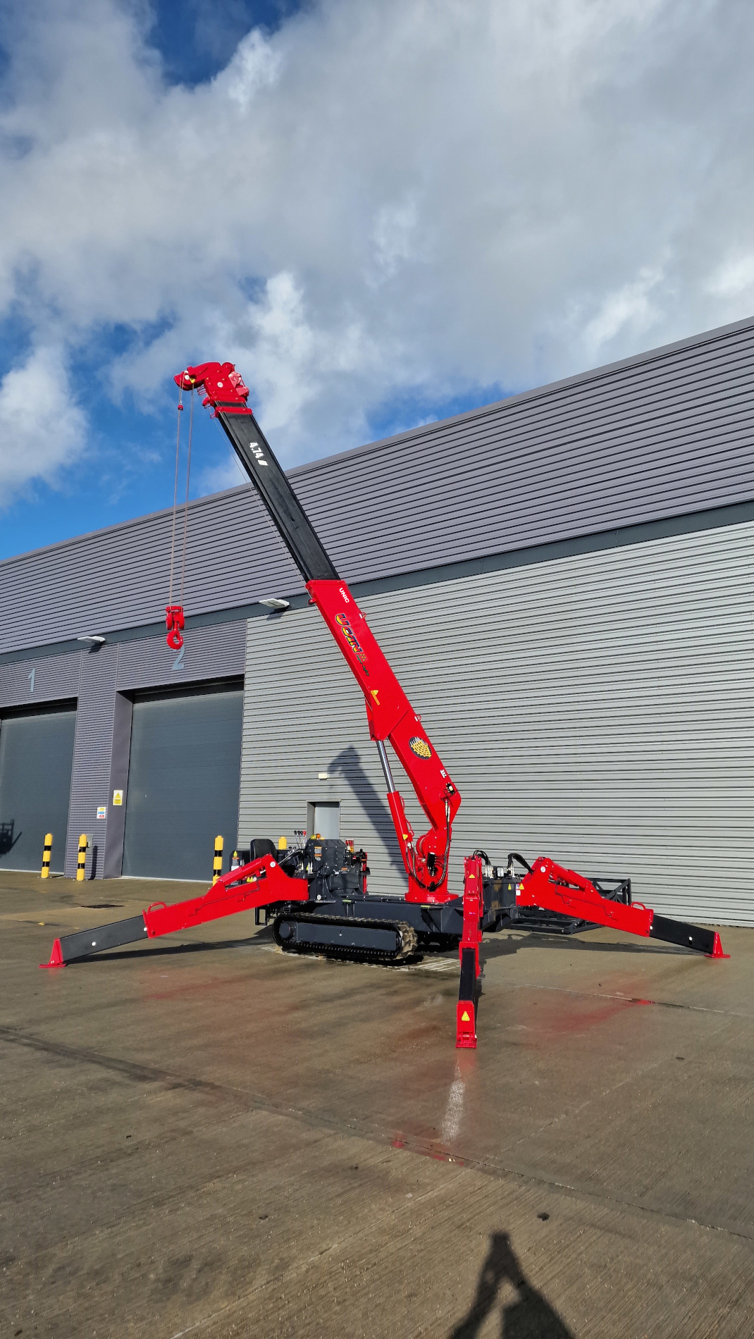 Used 2022 UNIC URW-547 CDMER Mini Spider Crane