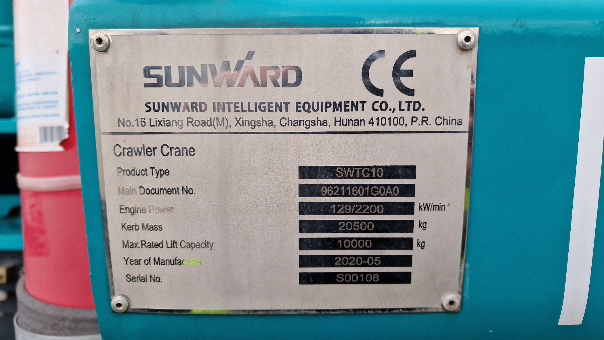 Used 2020 Sunward SWTC10 Mini Crawler Crane