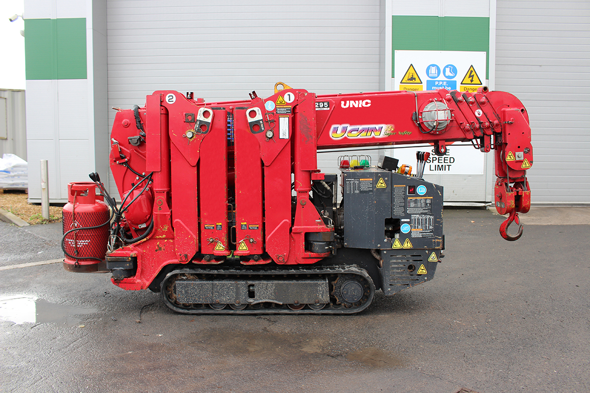 Used Sold - 02/21 - UNIC URW-295 CER Mini Spider Crane
