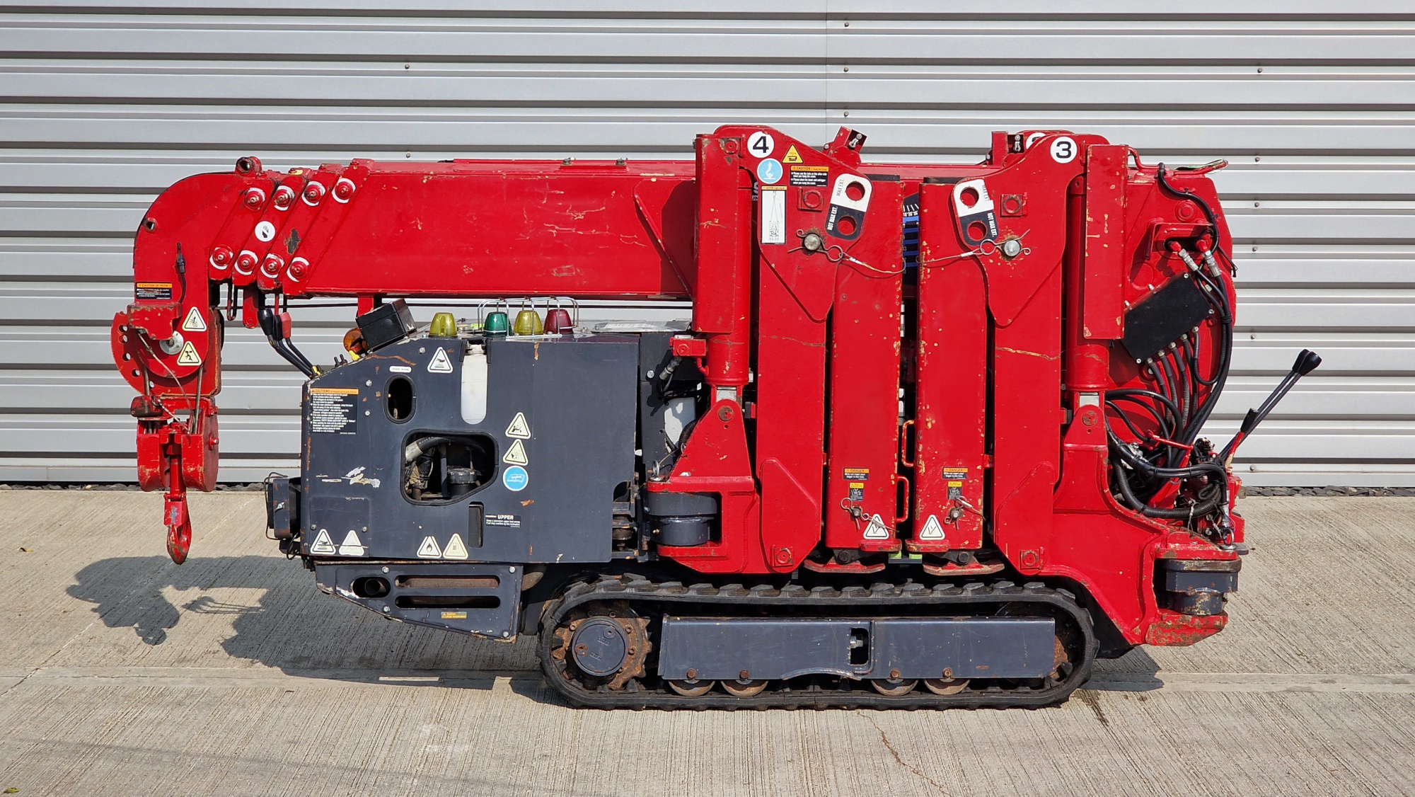 Used 2017 UNIC URW-295 CDER Mini Spider Crane