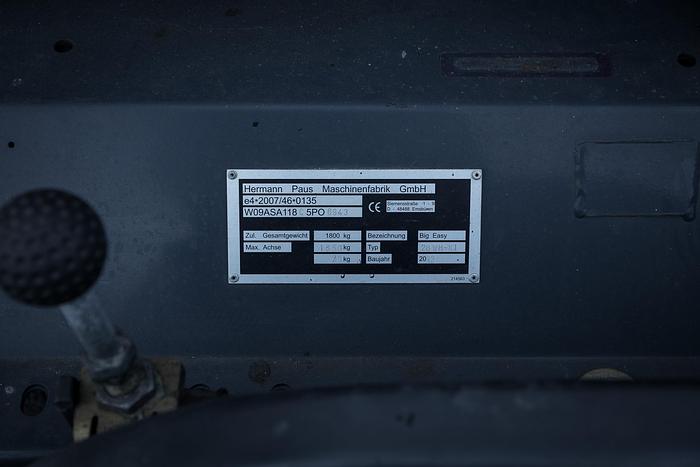 Used 2012 Paus Easy Big WHK Ladder Hoist