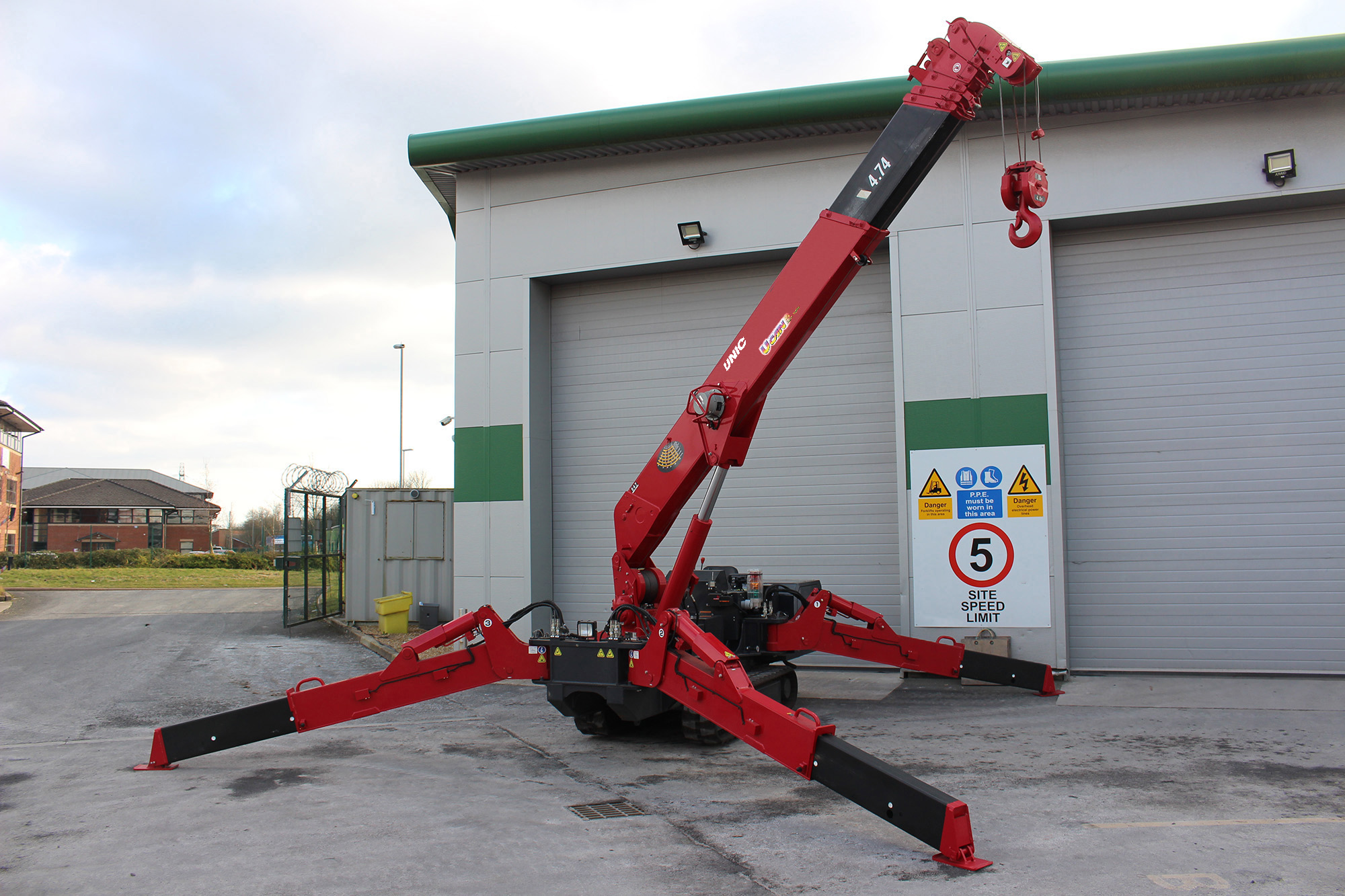 Used Sold - 04/21 - 2020 UNIC URW-547 CDMER Mini Spider Crane