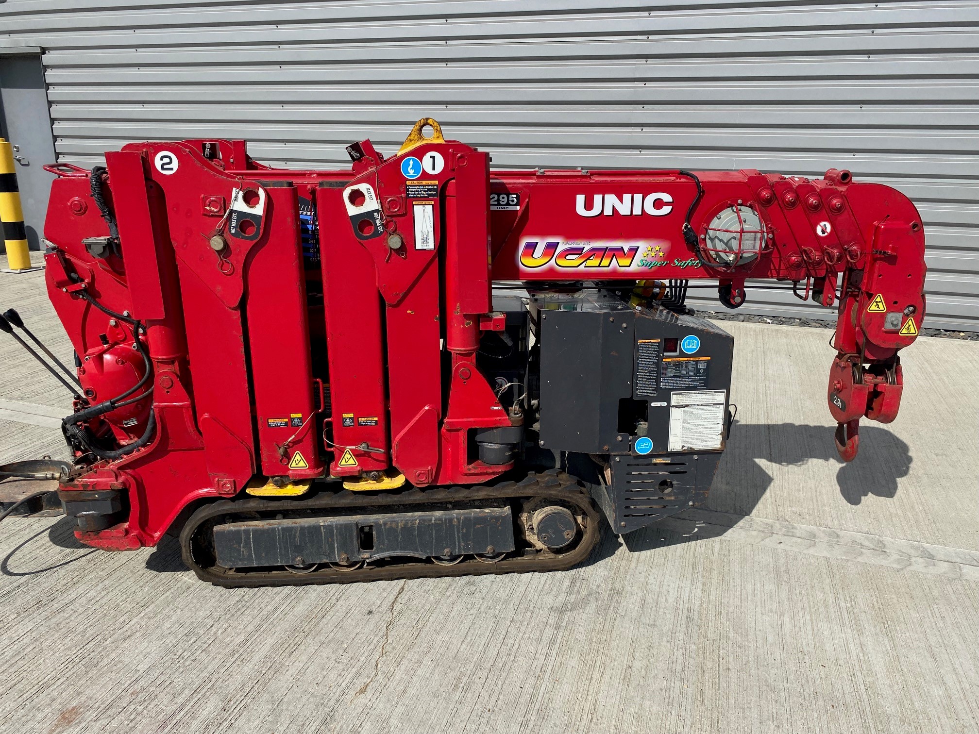 Used 2012 UNIC URW-295 CER Mini Spider Crane