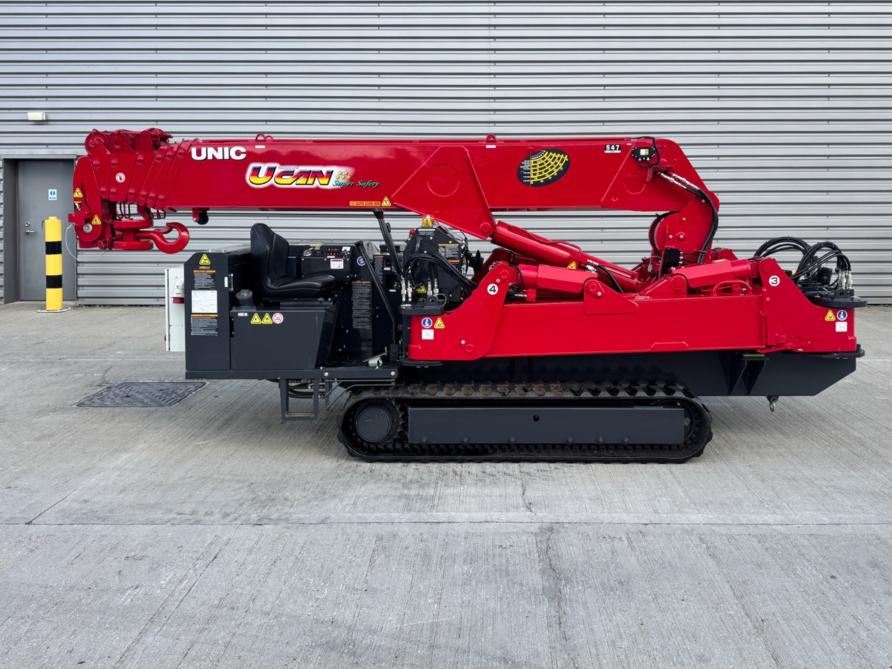 Used 2018 UNIC URW-547 CDMER Mini Spider Crane