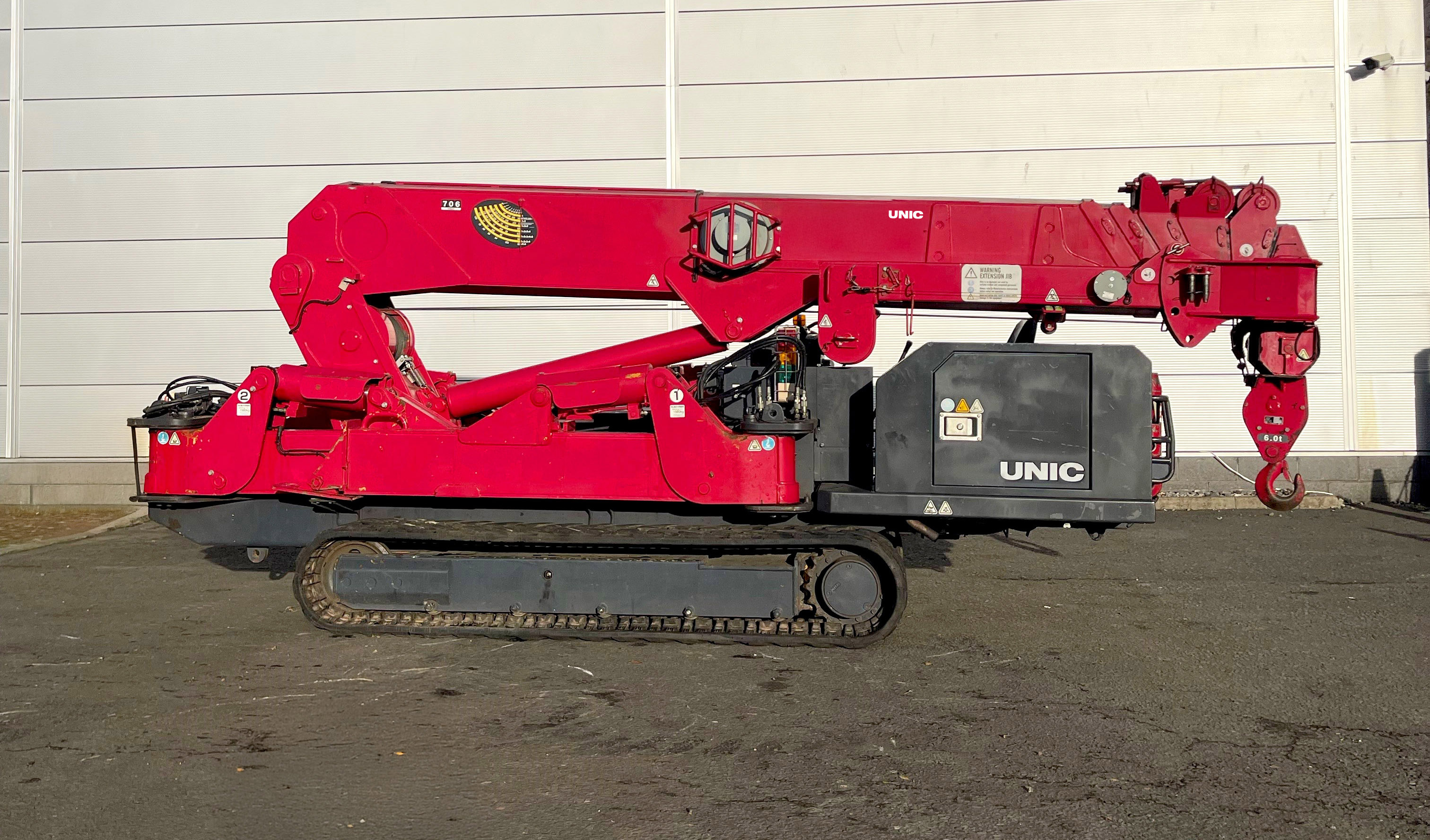 Used 2017 UNIC URW-706 CDMER Mini Spider Cranes