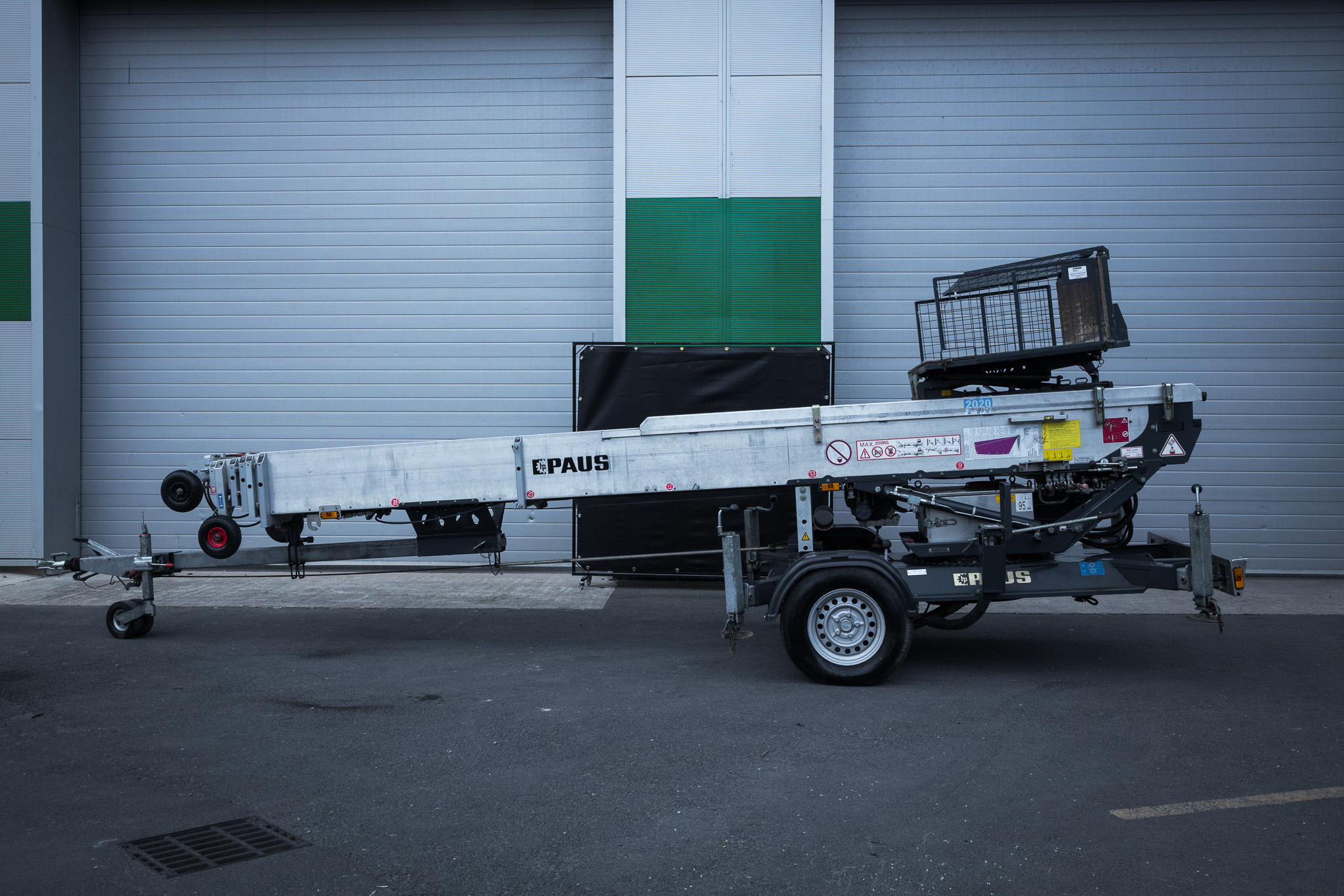 Used 2012 Paus Easy Big WHK 28m Ladder Hoist for Sale at Used Mini Cranes