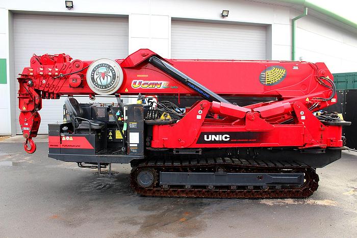 Used UNIC URW-1006 CDMER Mini Spider Crane
