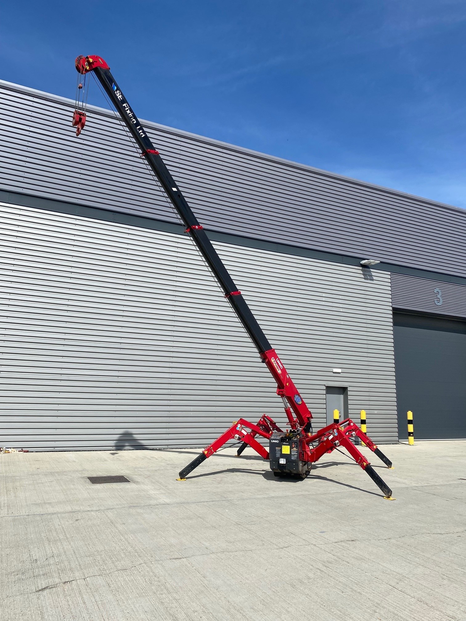 Used 2012 UNIC URW-295 CER Mini Spider Crane