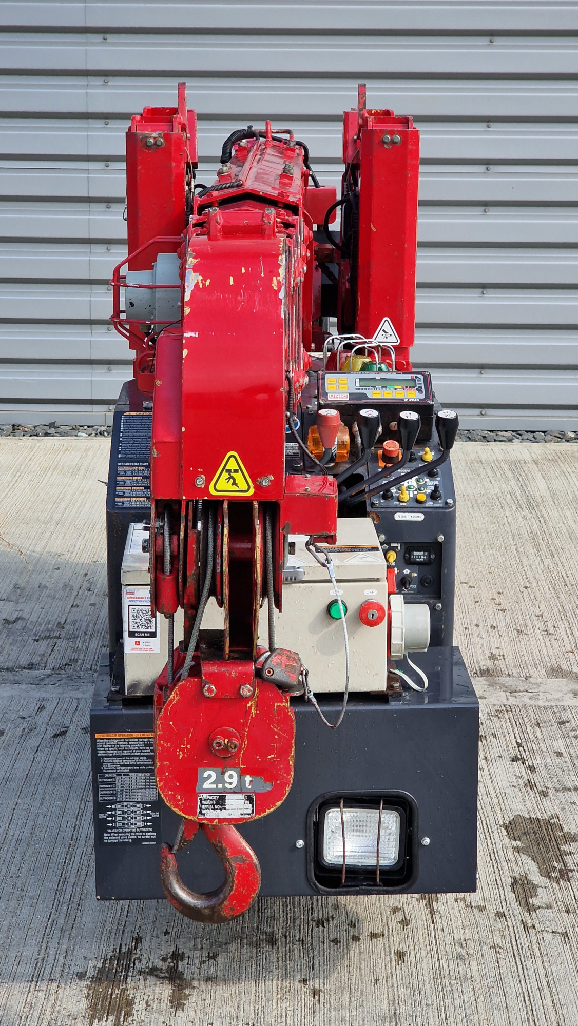 Used 2017 UNIC URW-295 CDMER Mini Spider Crane