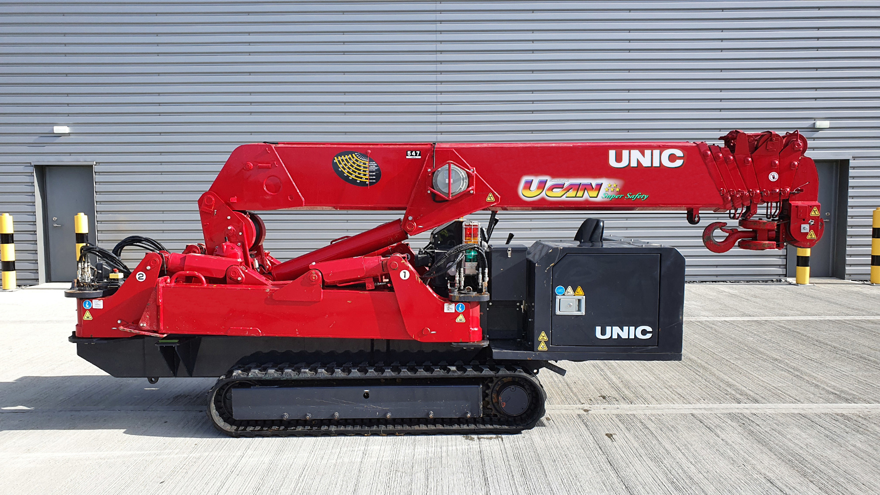 Used Sold - 10/22 - 2019 UNIC URW-547 CDER Mini Spider Crane