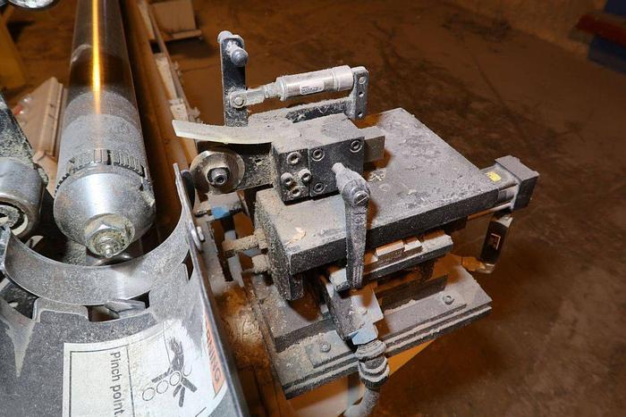 Used 168" AUTOMATIC HANDLING PIRANHA SEMI-AUTOMATIC CORE CUTTER 3" AND 8" SHAFTS - PENDING SALE