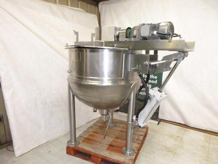 Used Lee Industries Kettle w/Dual Motion Scrape Surface Agitation; Md#150D9MT; Built 2015