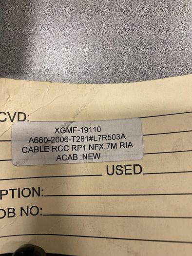 FANUC ROBOT CABLE A660-2006-T281#L7R503A RCC NFX 7M RIA