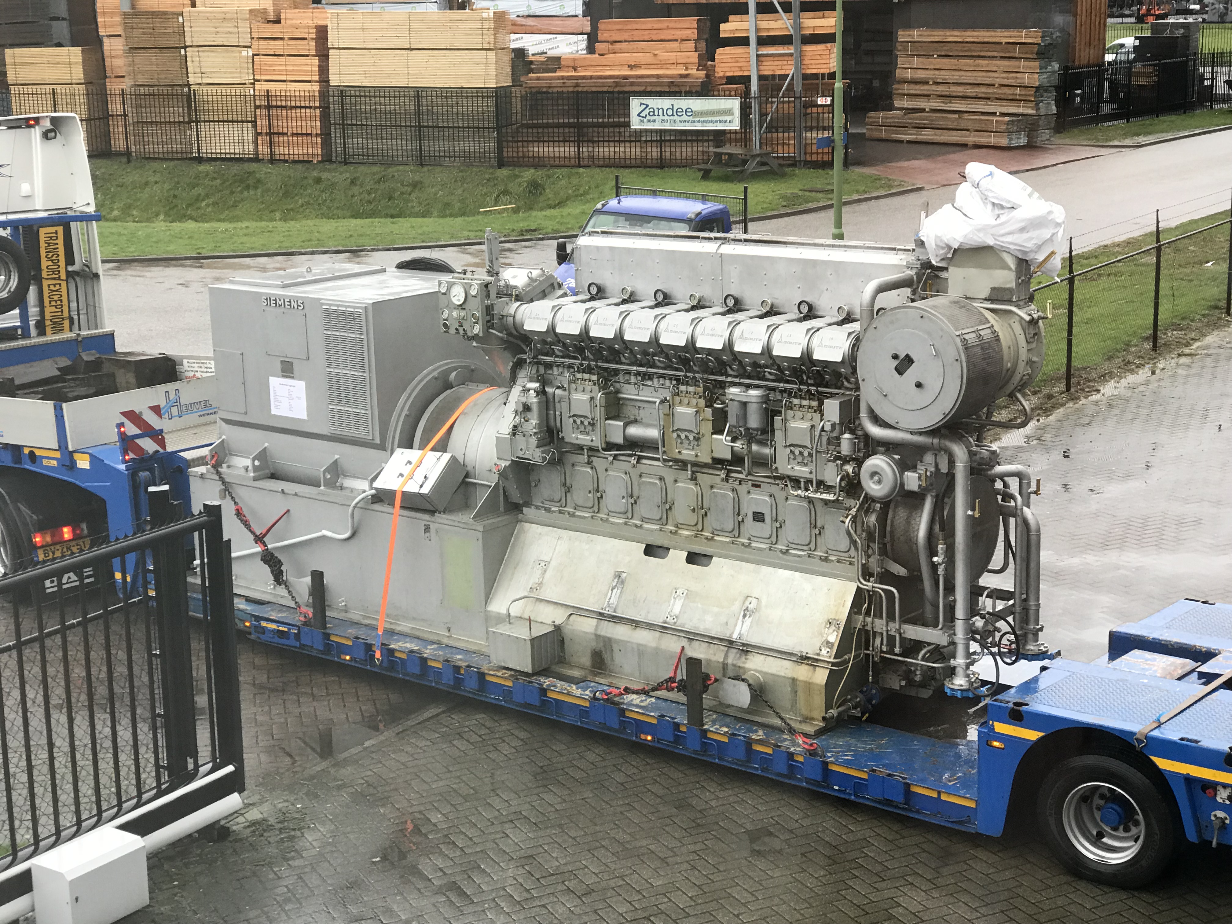 Used DEUTZ BV9M628 / SIEMENS GEN.SET 2200 KVA
