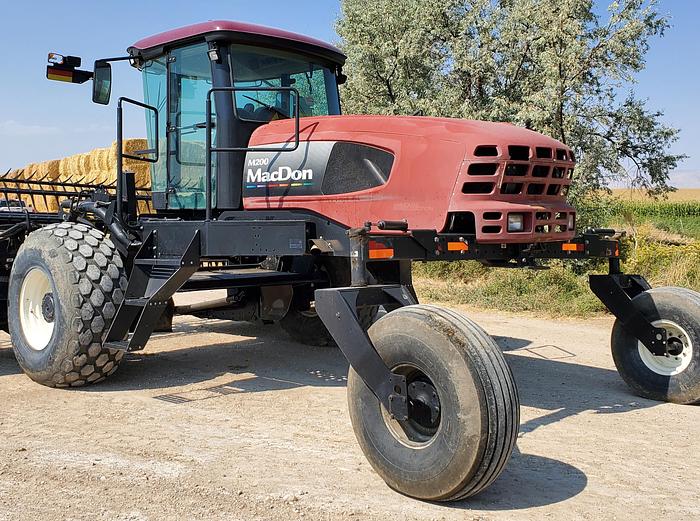 Used 16' Macdon M200 Rotary Windrower w/ 1400 Hours