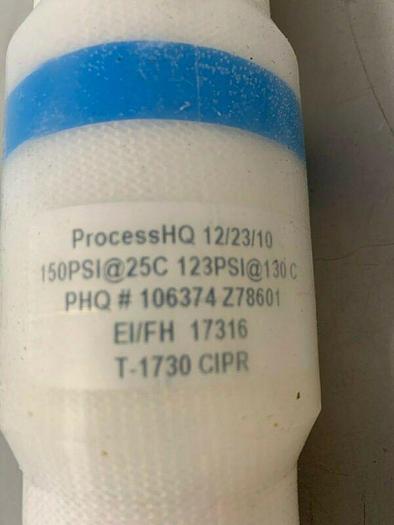 Used AdvantaPure APSM-P-1500 2" x 27" Flexible Silicon Hose 123/150PSI