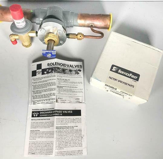 Sporlan SHGBE-15-0/75 110DF Pressure Regulating Valve Discharge Bypass NEW 7829