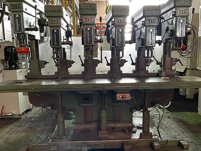 Gebraucht Reihenbohrmaschine  WÖRNER 6-fach Bohrmaschine