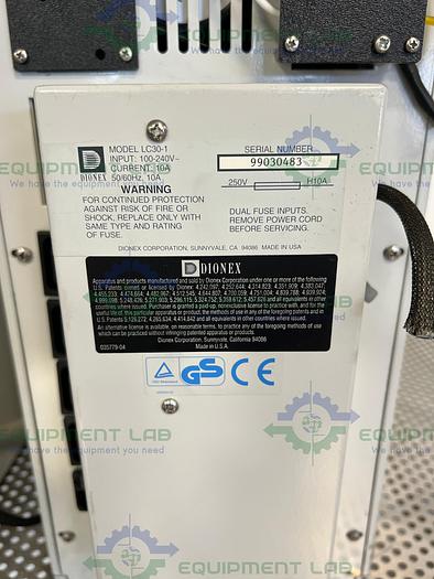 Used Lot of 2 - Dionex  LC-30  Chromatography Oven