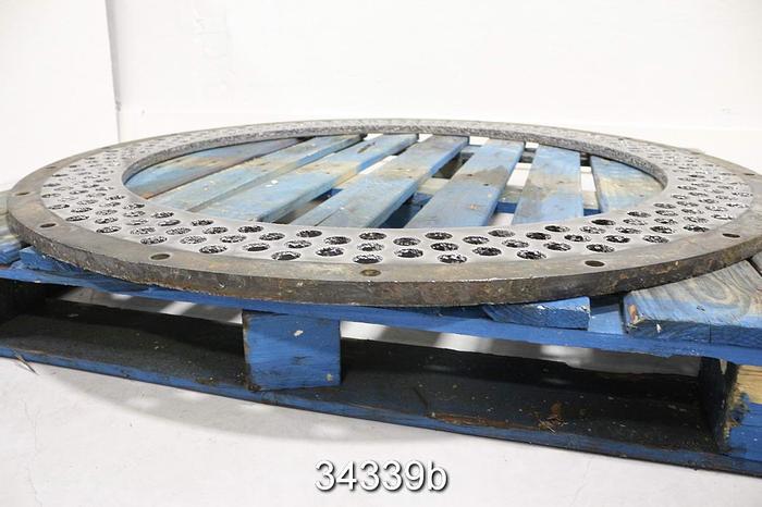 Used Beloit Shark Pulper Extraction Plate, 47" Outer Diameter, 35" Inner Diameter #34339