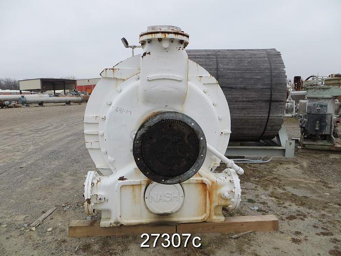 Used Nash CL9002 Vacuum Pump, 9000 Cfm, Tandem Drive #27307