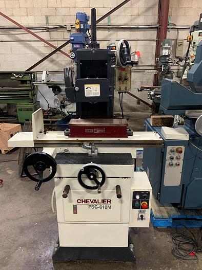 Used 6" X 18", CHEVALIER, FSG-618M, 2013, MANUAL SURFACE GRINDER